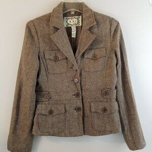 Forever 21 Wool Button Front Blazer Jacket